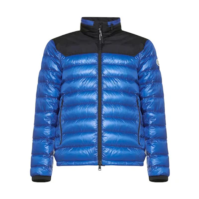 Moncler SS22 Lightweight Quilted Down Jacket Blue Winter Collection. 1A00022M1591719