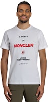 Moncler SS22 Kemeja-T Cetakan Logo Lengan Pendek Kasual. 8C00024829H8001 Shop Moncler SS22 Kemeja-T Cetakan Logo Lengan Pendek Kasual. 8C00024829H8001