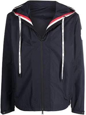 Moncler SS22 Jaket Zip Berlengan Tarik Berjalur Warna Navy. H10911A0016154A9174S Buy Moncler SS22 Jaket Zip Berlengan Tarik Berjalur Warna Navy. H10911A0016154A9174S