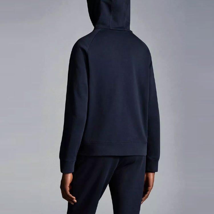 Moncler SS22  Navy Logo Hoodie Zip Pullover Jacket. H10928G000068098U778 圖 5