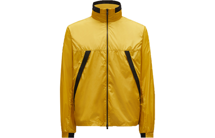 Moncler SS22  Nylon Colorblock Rain Jacket Yellow H10911A0013468352141