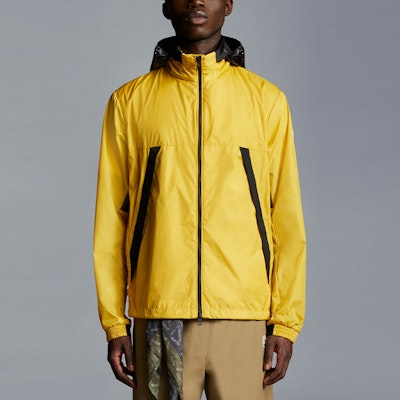 Moncler SS22 Nylon Colorblock Rain Jacket Yellow H10911A0013468352141 Purchase Moncler SS22 Nylon Colorblock Rain Jacket Yellow H10911A0013468352141
