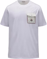 Moncler SS22 Solid Logo Embroidered Pocket Crew Neck Short Sleeve T-Shirt H10918C000488390Y001 Moncler SS22 Solid Logo Embroidered Pocket Crew Neck Short Sleeve T-Shirt H10918C000488390Y001