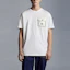 Lookbook Moncler SS22 Logo Sulam T-Shirt Lengan Pendek Crew Neck dengan Poket H10918C000488390Y001