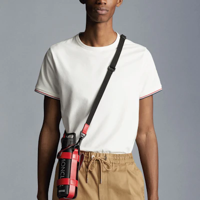 Moncler SS22 彈性棉短袖T恤 白色 H10918C7160087296004 Sizing Moncler SS22 彈性棉短袖T恤 白色 H10918C7160087296004