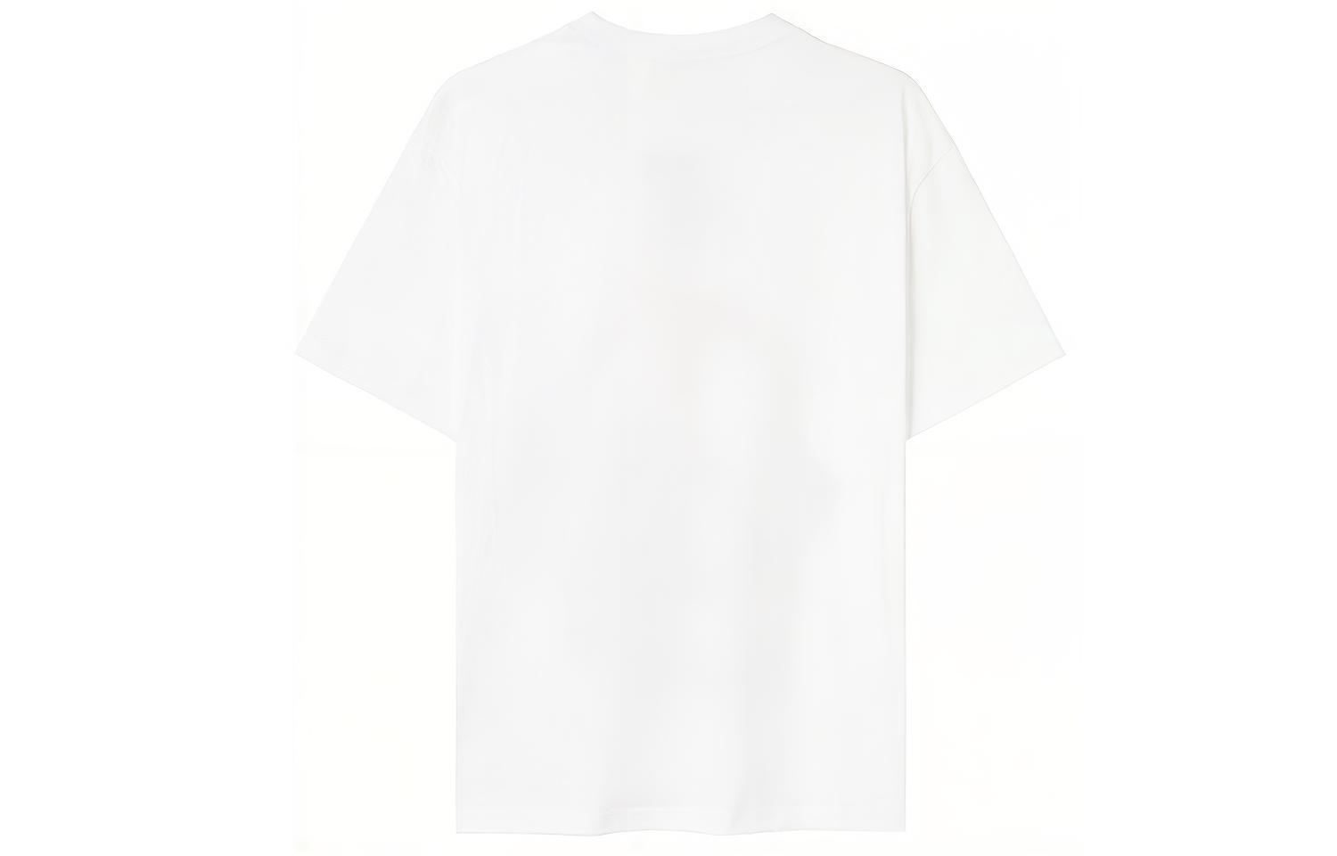 Moncler SS22  White Cotton Printed Crewneck T-Shirt. H109H8C00002M1739034 圖 3