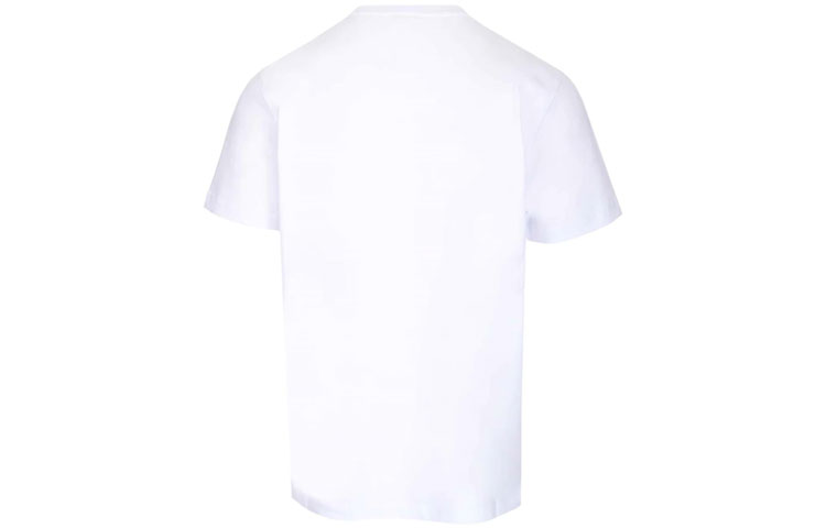 Lookbook Moncler SS22 Kaos Putih Logo Cetak Lengan Pendek Crewneck H10918C000298390T001