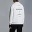 Shop Moncler SS22 Sudadera Blanca de Cuello Redondo con Logo Impreso. H10918G00031809KR001