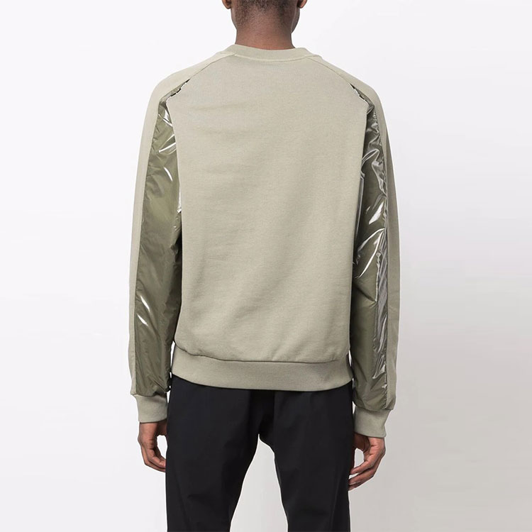 Shop Sudadera Hombre Manga Larga Algodón Detalle Apliqué Marrón Moncler SS22. H10918G00015809KR