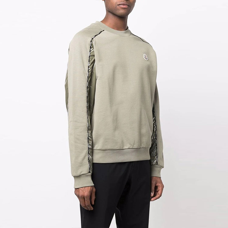 Purchase Sudadera Hombre Manga Larga Algodón Detalle Apliqué Marrón Moncler SS22. H10918G00015809KR