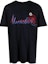 Order Moncler SS22 Baju T-Shirt Leher Bulat Hitam Logo Cetak Santai H10918C000428390T778