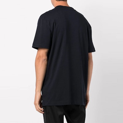 Moncler SS22 Baju T-Shirt Leher Bulat Hitam Logo Cetak Santai H10918C000428390T778 Purchase Moncler SS22 Baju T-Shirt Leher Bulat Hitam Logo Cetak Santai H10918C000428390T778