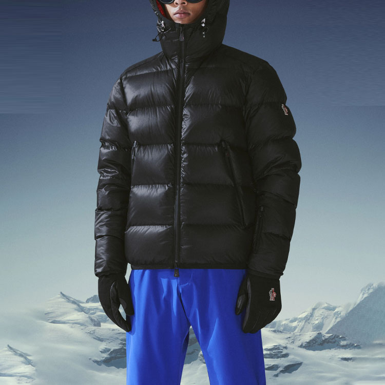 Moncler SS22 Black Long Sleeve Puffer Jacket with Zipper H20971A0005953071999 圖 5