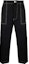 Buy Moncler SS22 Black Relaxed Straight-Leg Casual Pants with Stitch Details H10912A000365962A999