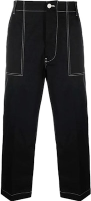 Moncler SS22 Black Relaxed Straight-Leg Casual Pants with Stitch Details H10912A000365962A999 Order Moncler SS22 Black Relaxed Straight-Leg Casual Pants with Stitch Details H10912A000365962A999