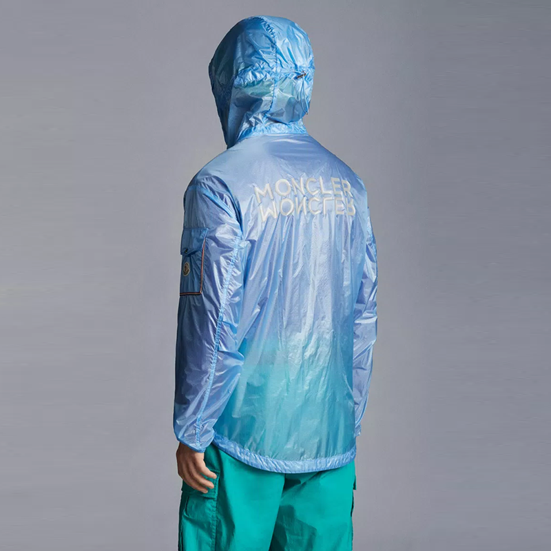 Moncler SS22 Ebizo Letter Print Sun Hoodie Jacket  Blue. 1A00138539MC71N 圖 6