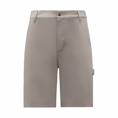 Moncler SS22 Exclusive Beige Casual Straight Shorts with Flap Pockets Menswear H20912B00004M2033207