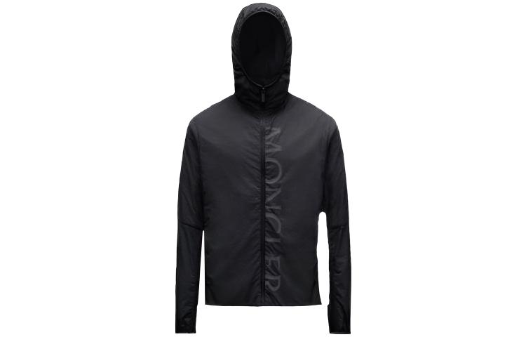 Moncler SS22 Lchiro Windproof Zip-Up Hoodie Jacket  Black H10911A00099595JJ999