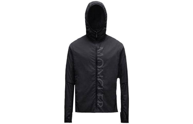 Order Moncler SS22 Lchiro Windproof Zip-Up Hoodie Jacket  Black H10911A00099595JJ999