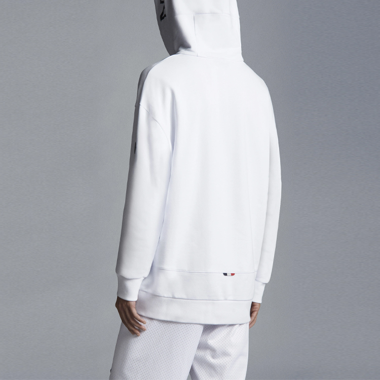 Moncler SS22 Lightweight Cotton Hoodie  White. H10918G000368098U001 圖 4