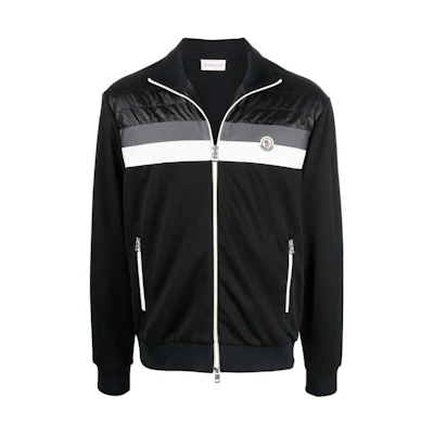 Moncler SS22 Logo Patch Long Sleeve Jacket Men’s Black H10918G00007899A0999