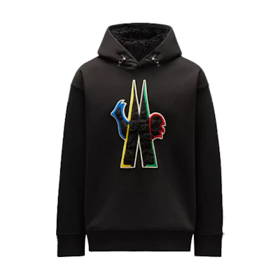 Moncler SS22 Lunar New Year Capsule Logo Hoodie Black G20978G0002380451999