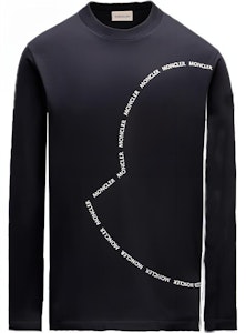 Moncler SS22 海軍藍圓形徽標印花長袖T恤 H10918D000098390T778 Buy Moncler SS22 海軍藍圓形徽標印花長袖T恤 H10918D000098390T778