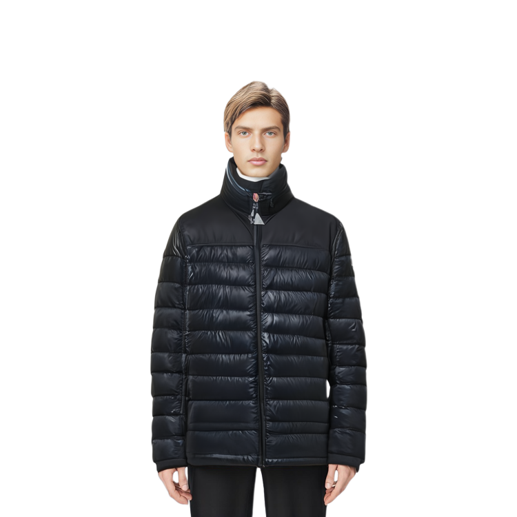Moncler SS22 Navy Blue Minimal Logo Patch Down Jacket 1A00022M1591776 圖 4