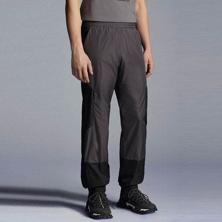 Purchase Moncler SS22 Reflective Logo Waterproof Joggers Men’s Dark Grey Mix H10912A0002268352926