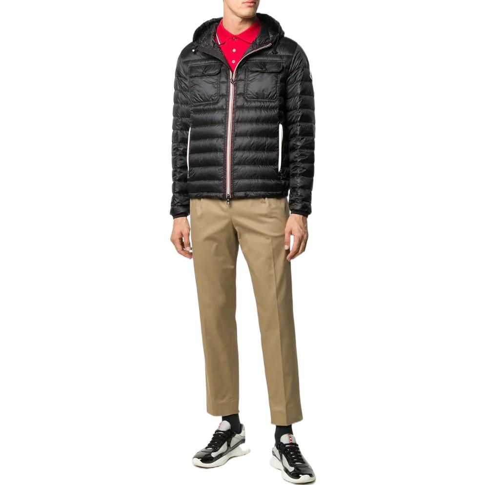 Lookbook Moncler SS22 Jaket Ringan Ski Logo Unisex Hitam. H10911A1080053279999