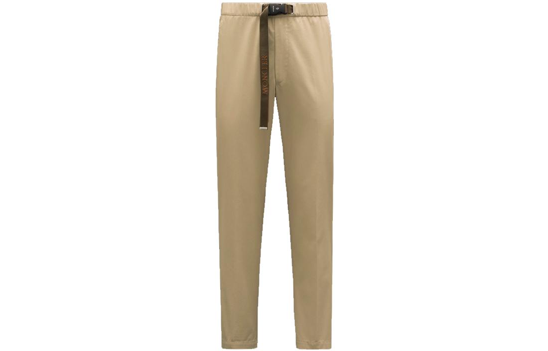 Moncler SS22 Solid Color Casual Pants Men’s Light Brown. H10912A00020595UO220