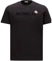 Order モンクレール SS22 無地 クルーネック 半袖 Tシャツ ブラック H20918C000258390T999