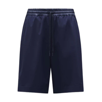 Moncler SS22 Solid Color Drawstring Casual Shorts Blue - G209Q2B00002539DG742