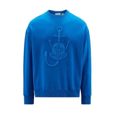 Moncler SS22 Unisex Logo Print Crewneck Long Sleeve Casual T-Shirt. H209E8G00008M1997740