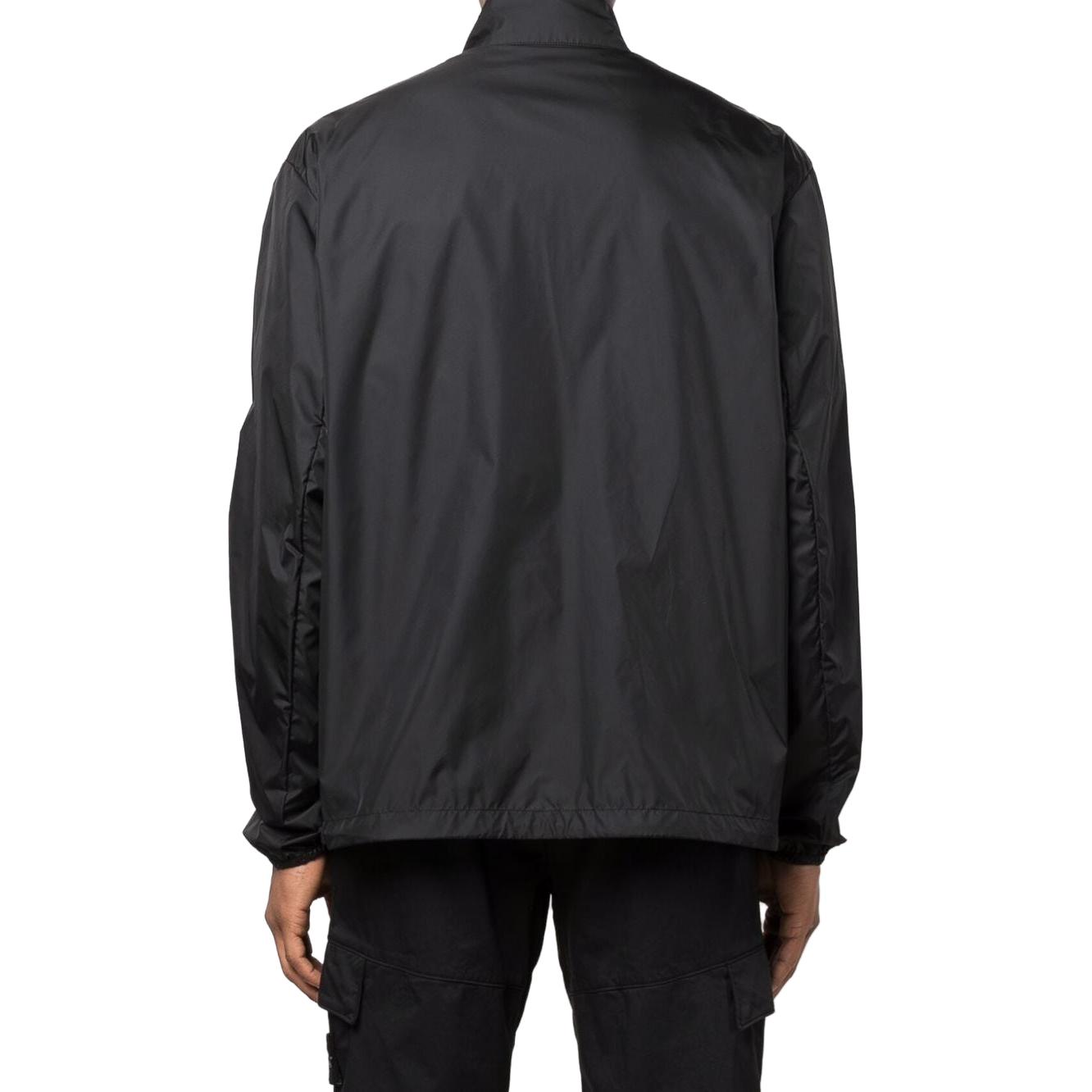 Shop 蒙克莱 SS22 防水黑标字母印花高领夹克 黑色男款 H10911A0009768352999