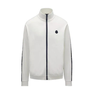 Moncler SS22 Zip-Up Slim Fit Jacket Men White H10918G00033809KR034