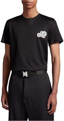 Moncler SS23 Black Cotton Logo Patch Casual Short-Sleeve T-Shirt I10918C000588390Y999 Shop Moncler SS23 Black Cotton Logo Patch Casual Short-Sleeve T-Shirt I10918C000588390Y999