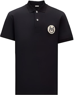 Moncler SS23 黑色刺繡標誌短袖POLO襯衫. I10918A00002899UR999 Buy Moncler SS23 黑色刺繡標誌短袖POLO襯衫. I10918A00002899UR999