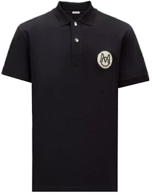 Moncler SS23 黑色刺繡標誌短袖POLO襯衫. I10918A00002899UR999 Order Moncler SS23 黑色刺繡標誌短袖POLO襯衫. I10918A00002899UR999