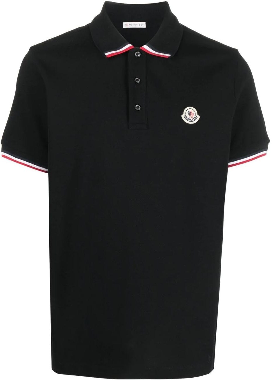 moncler-ss-23-black-logo-patch-short-sleeve-polo-shirt-i10918-a00015899-ur-999