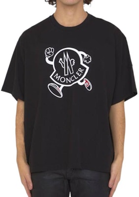 Moncler SS23 Black Logo Print Casual Crew Neck T-Shirt. I10918C00010M2643999 Shop Moncler SS23 Black Logo Print Casual Crew Neck T-Shirt. I10918C00010M2643999