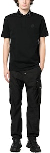 Moncler SS23 黑色Logo印花直筒下擺短袖POLO衫. I10918A0000484673999 Lookbook Moncler SS23 黑色Logo印花直筒下擺短袖POLO衫. I10918A0000484673999