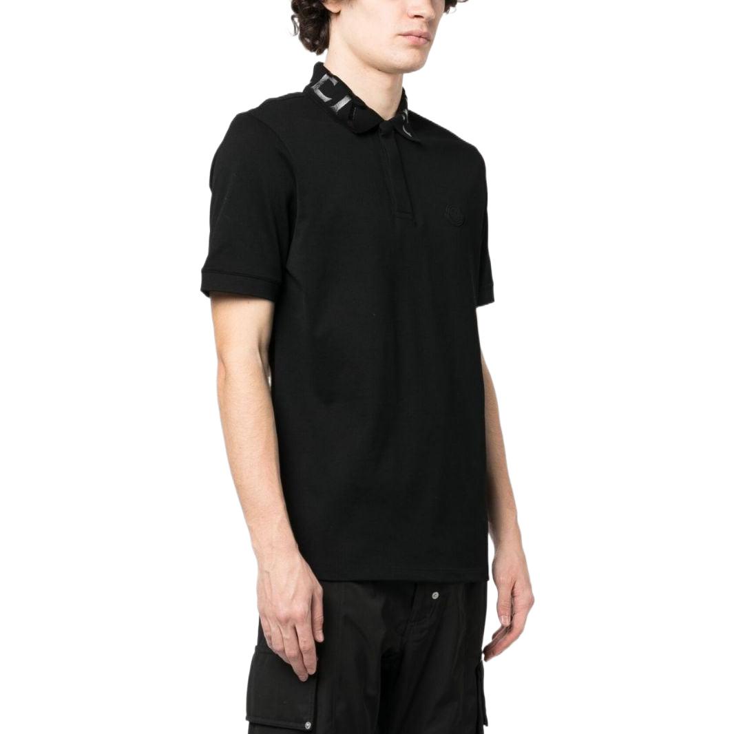 Purchase Moncler SS23 黑色Logo印花直筒下擺短袖POLO衫. I10918A0000484673999