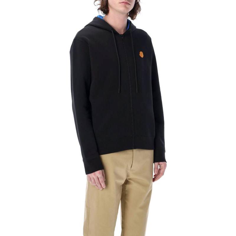 Moncler SS23  Black Logo Zip-Up Hoodie. 8G00042M2818999 圖 4
