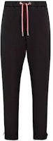 Moncler SS23 Black Solid Color Elastic Waist Casual Pants. I10912A0000357448999 Moncler SS23 Black Solid Color Elastic Waist Casual Pants. I10912A0000357448999