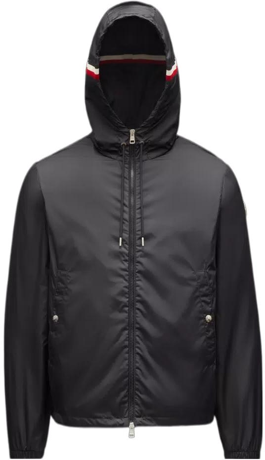 moncler-ss-23-black-solid-color-zip-up-drawstring-jacket-i10911-a0009054155999