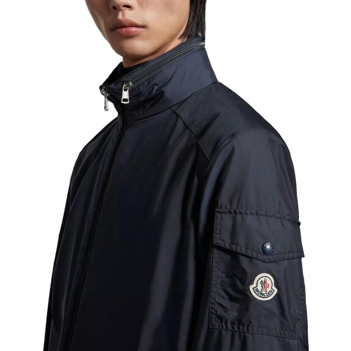 Details for Moncler SS23  Blue Logo Print Hooded Jacket Long Sleeve I10911A0015868352778