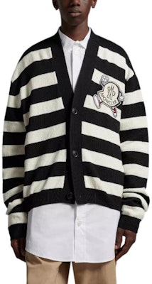 몽클레르 SS23 대비 브이넥 니트 가디건 스웨터 블랙. I10919B00010M2672P90 Lookbook 몽클레르 SS23 대비 브이넥 니트 가디건 스웨터 블랙. I10919B00010M2672P90