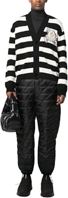 몽클레르 SS23 대비 브이넥 니트 가디건 스웨터 블랙. I10919B00010M2672P90 Details for 몽클레르 SS23 대비 브이넥 니트 가디건 스웨터 블랙. I10919B00010M2672P90