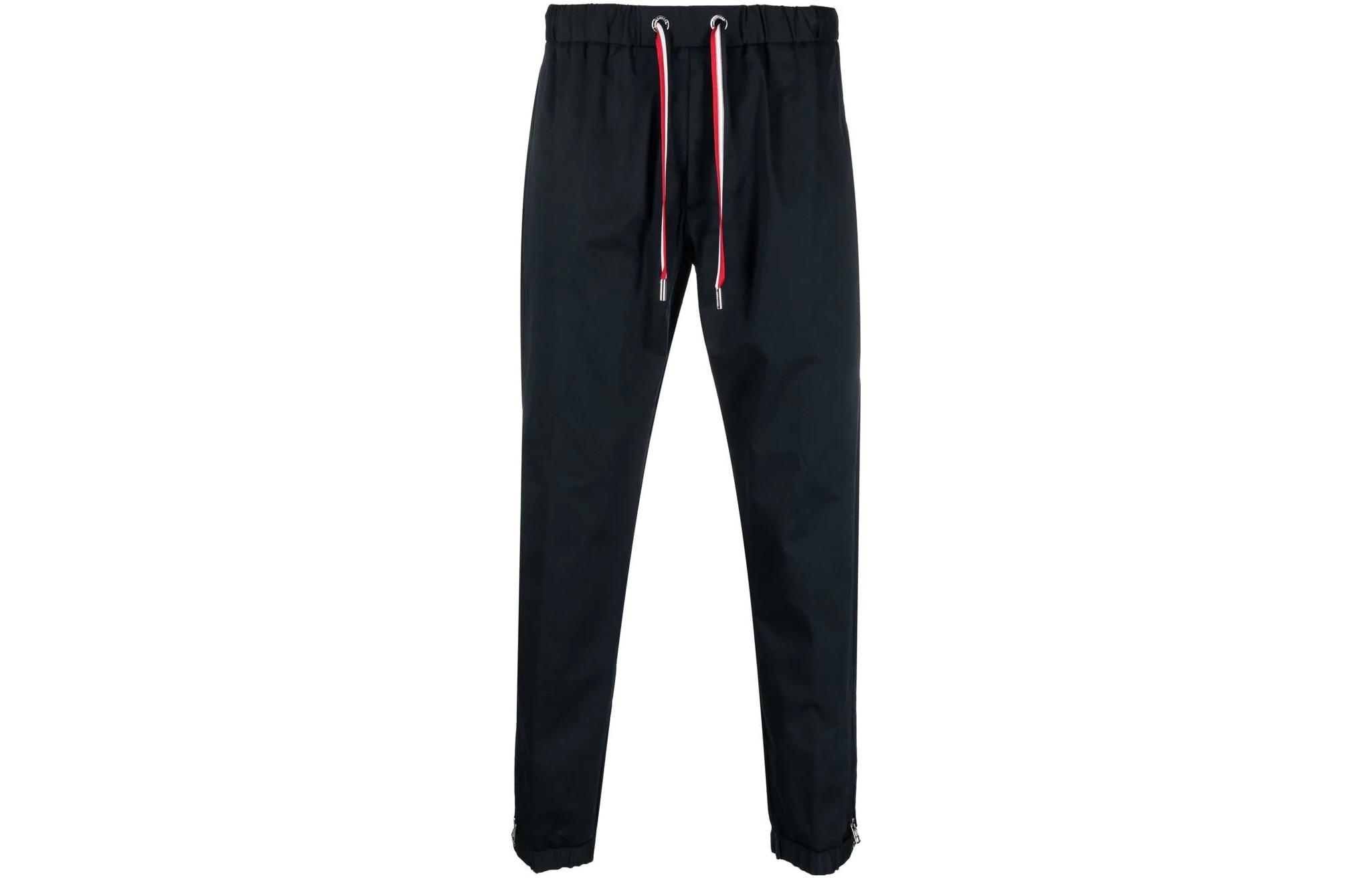 Order 몽클레르 SS23 엘라스틱 드로스트링 캐주얼 팬츠 미드나잇 블루. I10912A0000357448781